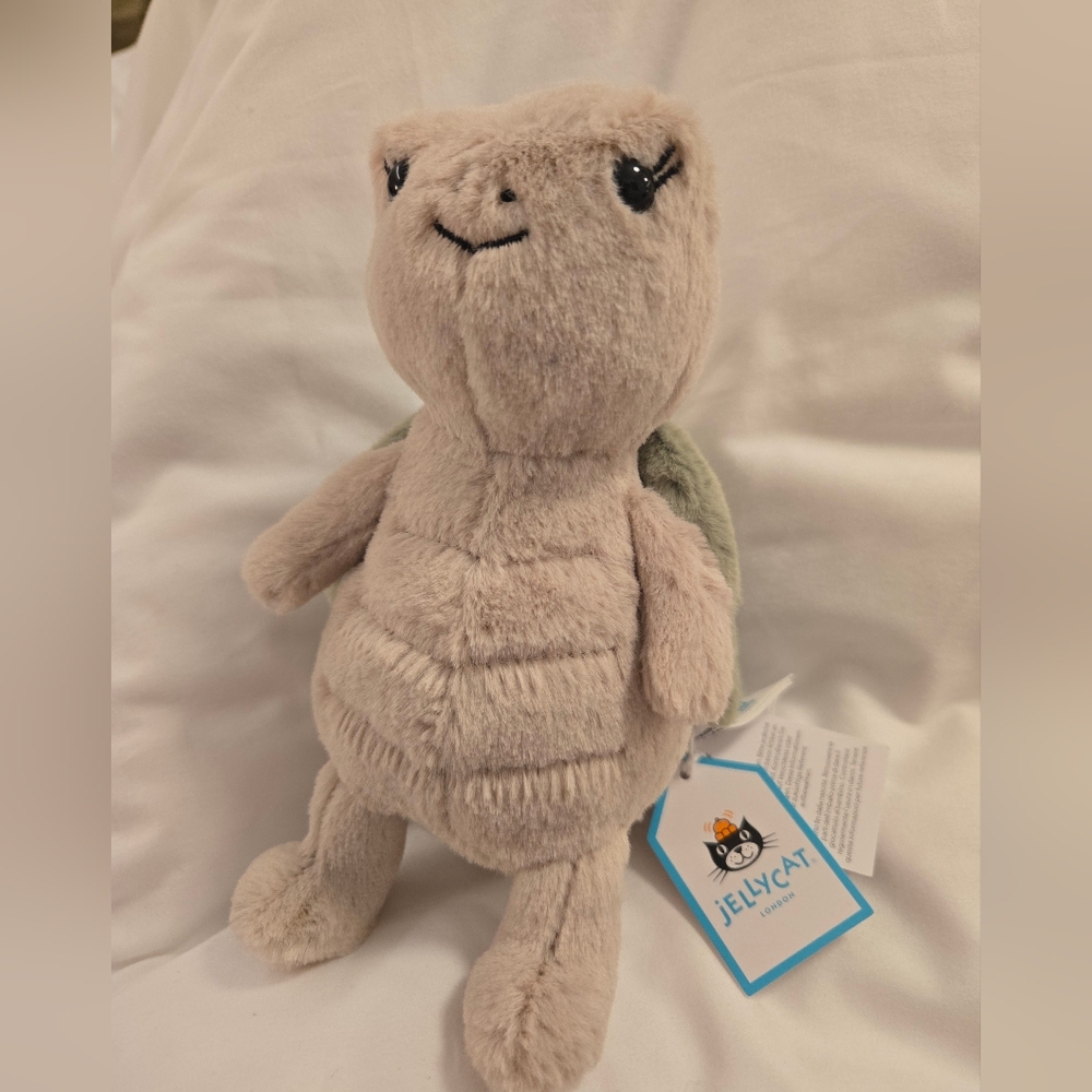 Jellycat Thimble Turtle 5.1" Soft & Plush BNWT Authentic - Picture 6 of 7